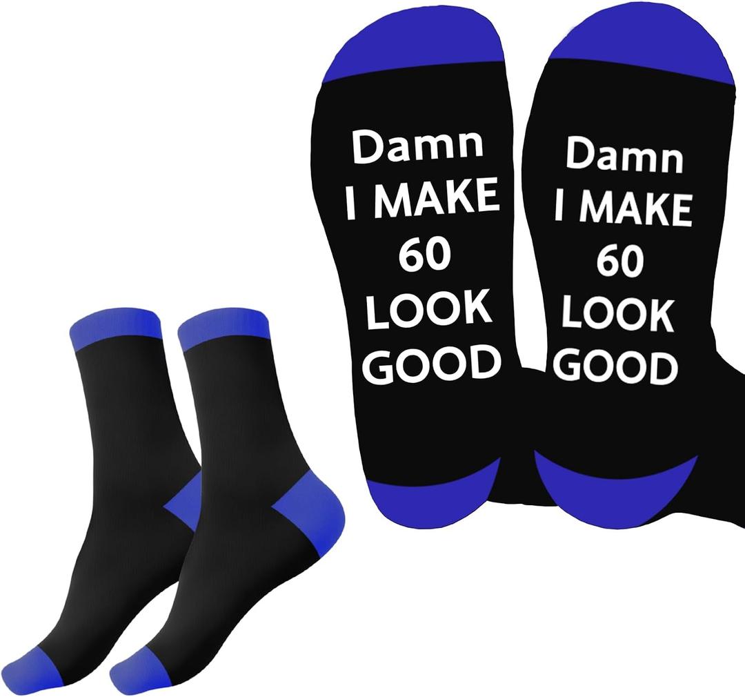Birthday Gifts for Women - Birthday Gifts for Her Socks,Stocking Stuffers,Cozy Warm Gift Ideas (Black)