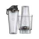 Vitamix Personal Cup Adapter, BPA-Free, Dishwasher Safe, Two 20oz Cups, Two Lids and One Adapter, Clear