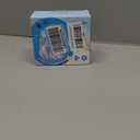 iClever BTH12 Kids Bluetooth Headphones,Colorful LED Lights Kids Headphones Wireless,74/85dBA Safe Volume,85H Playtime,Fast Charging,Bluetooth 5.2,Over Ear,Built-in Mic for iPad/Tablet/Airplane,Blue