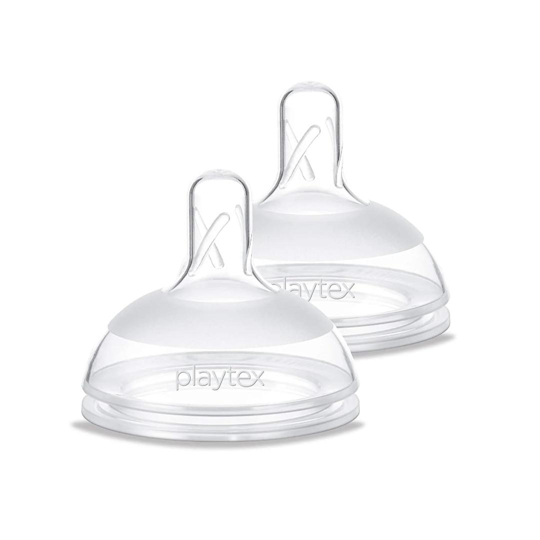 Playtex NaturaLatchNipple, Slow Flow, 2-Count