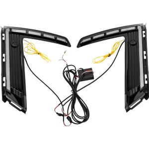 LED Daytime Running Light Compatible with 2023-2024Honda CR-V CRV,Running Driving Light Turn Signal Fog Lamp Driver Left and Passenger Right Side