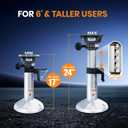 Aluminum Boat Seat Pedestal, Adjustable Height Locking, Boat Seat Pedestals and Bases Mount for Fishing Bass Pontoon Boats