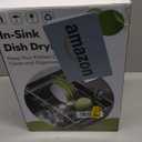 JASIWAY Dish Drying Rack in Sink, Expandable Stainless Steel Dish Drainers for Kitchen Counter, Dish Dryer Rack for Inside Sink, Over The Sink Dish Racks with Utensil Holder, Silver