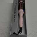 K&K Thermal Brush Curling Iron 1.77 Inch Ceramic Tourmaline Ionic Hair Styler for Loose & Voluminous Curls, Dual Voltage for Long Hair