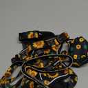 Petmolico No Pull Dog Harness Set with Leash Attachment Easy Control Handle Reflective Harness Vest Small Breed, Puppy Vest and Leash Set with Poop Bag Holder, Medium - Sunflower