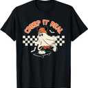 Creep it Real Spooky Ghost Mouse Men Women Halloween T-Shirt, S
