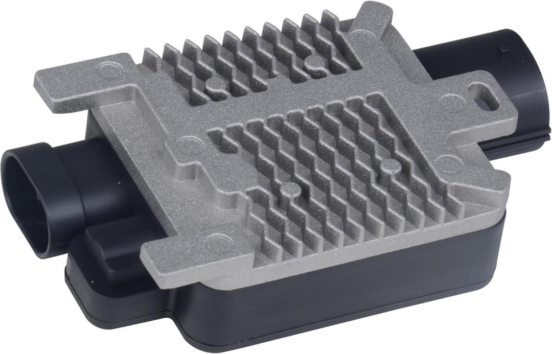 Engine Cooling Fan Control Module Compatible with Ford Flex 3.5L; Edge 2.0L 3.5L 3.7L; Crown Victoria 4.6L; Lincoln MKX 3.5L 3.7L; Mercury Grand Marquis 4.6L Replace OE 940002904
