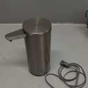 simplehuman 9 oz. Touch-Free Automatic Rechargeable Sensor Pump, Brushed Stainless Steel, New