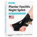 Plantar Fasciitis Night Splint, 3 Adjustable Straps, 85-90 Scientific Dorsiflexion, Design Relieves Pain From plantar Fasciitis, Arch Pain, Foot Drop, And Achilles Tendonitis, Black (1Pcs)