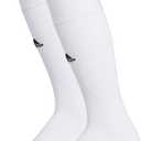 adidas Unisex Rivalry Soccer OTC, Workout Compression Socks - Over the Calf (Large, White/Black)