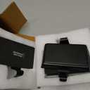 Christmas Stocking Holder Bases - Mantel Stocking Hangers Hanging Hooks for Fireplace Stand Hanger Holder Weighted Hangers for Xmas Holiday Decoration (2 Black, 2)