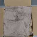 KSIIA Orthopedic Dog Bed Dog Crate Bed Waterproof for Large Dogs Deluxe Plush Washable Pet Mat with Egg Crate Foam & Removable Cover, 35 x 22 Inch, Gray