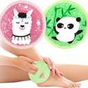 Gel Ice Pack for Injuries 2 Packs Cute Reusable Hot Cold Gel Packs for Fever Pain Relief Wisdom Teeth First Aid and Neck Head Arms Legs Knee Ankle