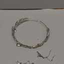 Glenmal 3 Pcs Elf Ear Cuffs and Crown Halloween Rhinestone Leaf Headband Fairy Ear Cuffs Princess Cosplay Costume for Women (1 Count (Pack of 2), Silver)