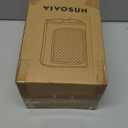 VIVOSUN 1500W Space Heater for Indoor Use, Portable Electric Heater with Adjustable Thermostat, 1500W/900W/700W/Fan Only with 4 Modes for PTC Fast Heating, Overheat & Tip-over Protection, ETL Listed