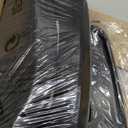 DUMOS Armless Desk Chairs Set of 2, Ergonomic Adjustable Home Office Swivel Rolling Task Chair No Arms, Comfy Mesh Mid Back Computer Work Vanity Desk Chiars with Wheels for Small Spaces, Black