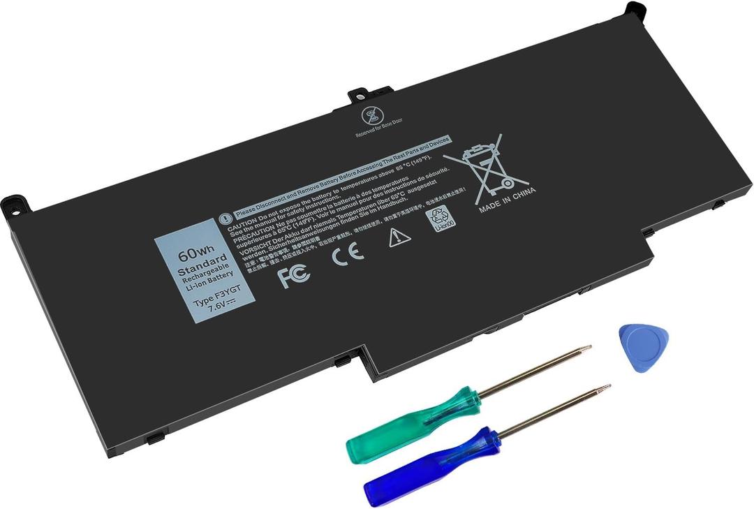 F3YGT Latitude 7480 7490 Battery for Dell Latitude 12 7000 7280 7290 13 7000 7380 7390 P29S002 14 7000 7480 7490 P28S P28S001 P73G P73G002 DM3WC 0DM3WC DM6WC 2X39G KG7VF V4940 451-BBYE 453-BBCF 60Wh