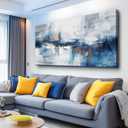 KELIYUAN Canvas Wall Art For Living Room Framed Wall Decor For Bedroom Office Decorations Minimalism Abstract Wall Paintings Inspiration Pictures Artwork Modern Room Home Decor Mural 20 x40 in