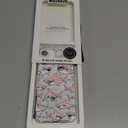 MOSNOVO Case for iPhone 16 Plus, [Buffertech 6.6ft Military-Grade Drop Protection] [Anti Peel Off Tech] Clear TPU Bumper Phone Case Cover Design - Pink Sharks