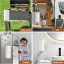 Swaitee Magnetic Paper Towel Holder for Fridge, Under Cabinet Paper Towel Holder Wall Mount, Self Adhesive No Drill, One Hand Tear Ratchet, Fits Jumbo Rolls, Silver for Kitchen RV Garage