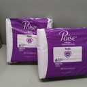 Poise Incontinence & Postpartum Pads for Bladder Leaks, 5 Drop Maximum Absorbency, Long Length, 84 Count