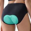 ARESFUEL 4D Padded Bike Underwear Women Cycling Shorts With Padding Biking Bicycle Briefs,Large
