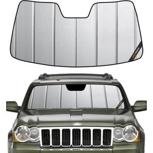 Pigenius Windshield Sunshade for Jeep Grand Cherokee 2008-2010 Front Window Shade - Safeguard