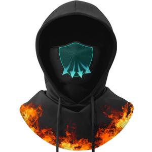 3 in 1 Winter Thermal Balaclava Hood Face Mask with Ear Loops Men Women Fleece Breathable Ski Mask-Cold Weather Windproof