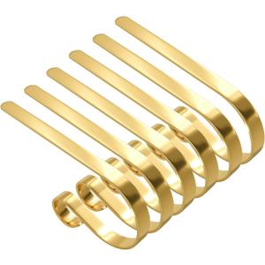 6 Pack Christmas Stocking Holders Mantel Stocking Hanger Christmas Decoration Supplies