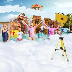 Jet Foam Machine for Party, Party Foam Machine with Telescopic Support, Foam Cannon for Garden, Pool, Indoor, Birthdays, Celebrations, and Backyard Events