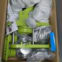 Button Maker Machine Multiple Sizes, DIY Pin Maker Button Press Machine 1.25+2.25+3 Inch, Removable Badge Press Kit with 300 Pcs 32mm+58mm+75mm Badge Supplies&Circle Cutter