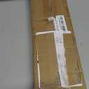 Curtain Rods for windows 66-120 inch, 5/8 inch Decorative Matte Black Splicing Heavy Duty Metal Curtain Rod set with Brackets