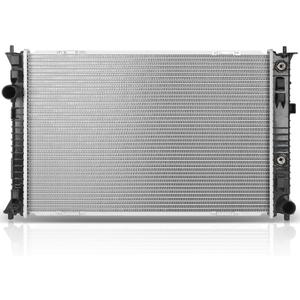 SCITOO Engine Cooling Radiator Assembly Compatible with Ford Fusion 2010 2011 2012 & for Mercury Milan 2010 2011, 2.5L 3.0L Replaces# 13126