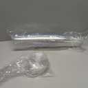 Lilymicky 60 Sets 24 oz Clear Plastic Cups With Flat Lids, 24 Ounce Disposable Drinking Cups With Lids for Ice Coffee, Smoothie, Slurpee, or Any Cold Drinks