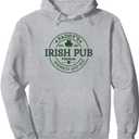 Paddy's Irish Pub Premium Whiskey And Ale St Patrick's Day Pullover Hoodie, XL