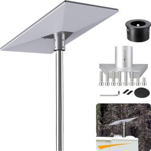 Starlink Mounting Kit, Heavy Duty Starlink Gen 3 Mount - Adjustable Starlink Pole Mount, Dual Protection Starlink Gen 3 Pipe Adapter, Starlink Wall Mount for Satellite V3 (Starlink Gen3)