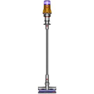 Dyson V12 Detect Slim Cordless Vacuum Stick Cleaner - Yellow/Iron, HEPA Filter, Bagless, Up to 60 Min Runtime, Rotating Brushes, Battery Operated, With 5AVE Microfiber Cloth