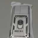 Yodueiv for Moto G Power 2024 Case,Motorola G Power 2024 Case with Tempered Glass Screen Protector and Slide Camera Cover, Magnetic Ring Car Mount Holder Cover for Motorola Moto G Power 2024 Silver