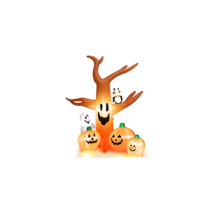 8.0-ft Freestanding Lighted Happy Halloween Inflatable
