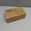 Kids Swim Goggles Snorkel Diving Mask with Luminous for Boys Girls Ages 5-15, Two-Color Anti-Fog Swimming Goggles with Nose Cover