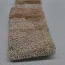 Arotive Microfiber Bathroom Rugs, Shaggy Soft and Absorbent Bath Rug, Non-Slip, Thick Plush Machine Washable Dry Bath Mats for Bathroom, Tub and Shower, 70x24, Beige