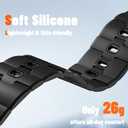 Bandletic Magnetic Silicone Watchband Compatible with Apple Watch Band 44mm 45mm 46mm 49mm 42mm 41mm 40mm 38mm Men Women, Strong Magnet Sport Strap for iWatch Series 11 10 9 8 7 6 5 4 Ultra SE 3 2 1