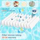 8CH-950 Spa Filter Cartridge Replaces for PBF35, PBF50-F2S, Filbur FC-0536, Excel Filters XLS-834, Aladdin 15052, AK-90311, 10-2785, 80503 Hot Tub Filter, 50 sq.ft, 2 Pack