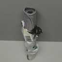 1/10 Inch Ultra Thin Indoor Door Mat, Long-Lasting & Maximum Non-Slip Rubber Backing, Washable & Stain-Resistant Entryway Mats with Powerful Dirt Trapper for Various Entrance, 29''X17'', Gray