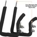 Homend Stainless Steel Storage Rack Kayak Boat Rail Mounted fit SUP Surfboards,Longboards and Stand up Paddle Boards.