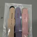 Smart Watch Soft Silicone Band 6-Pack, Small, Waterproof, New Buckle Design, 38/40/41mm, Compatible with Apple Watch, For Women/Men, Black/Pink Sand/Stone/Gray/Cactus/Dark Cherry 