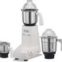 Preethi Eco Plus Mixer Grinder, White, 3 Jar
