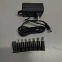 15V 1.5A 1A Power Supply AC DC Adapter with 8 Interchangeable DC Plug, Universal 15 Volt Power Cord, Charger 100-240v, 50/60HZ, 5.5x2.5mm DC Output Jack, for 15V 100mA 300mA 500mA 800mA 1000mA 1500mA