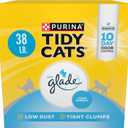 Purina Tidy Cats Clumping Multi Cat Litter, Glade Clear Springs - 38 lb. Box (38 Pound (Pack of 1))