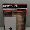 Tankless Water Heater Electric, ECOTOUCH 14kW 240V Instant Water Heater On Demand Hot Water Heaters Electric, Up to 3.38 GPM for 2-3 Point of Use, ETL Certificated, Self-Modulating, ECO140S White